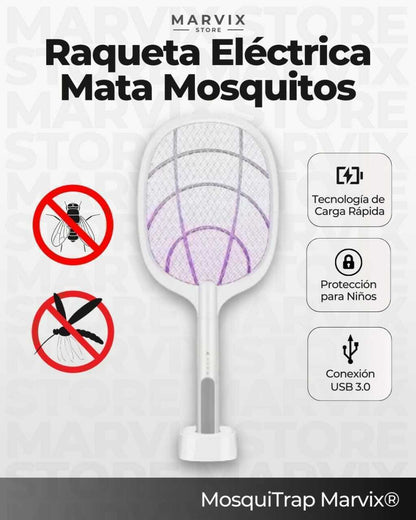 Raqueta Eléctrica Mata Mosquitos